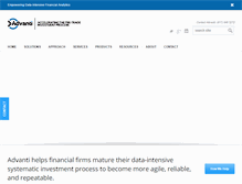 Tablet Screenshot of advantisolutions.com